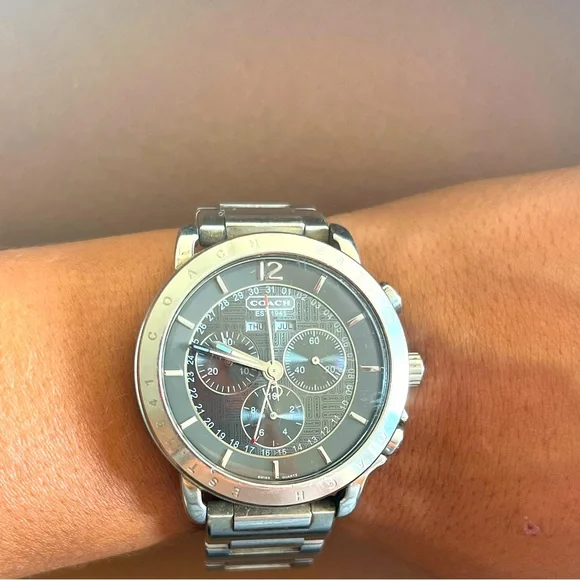 Coach | Accessories | Coach Silver Watch Authentic | Poshmark display picture 1